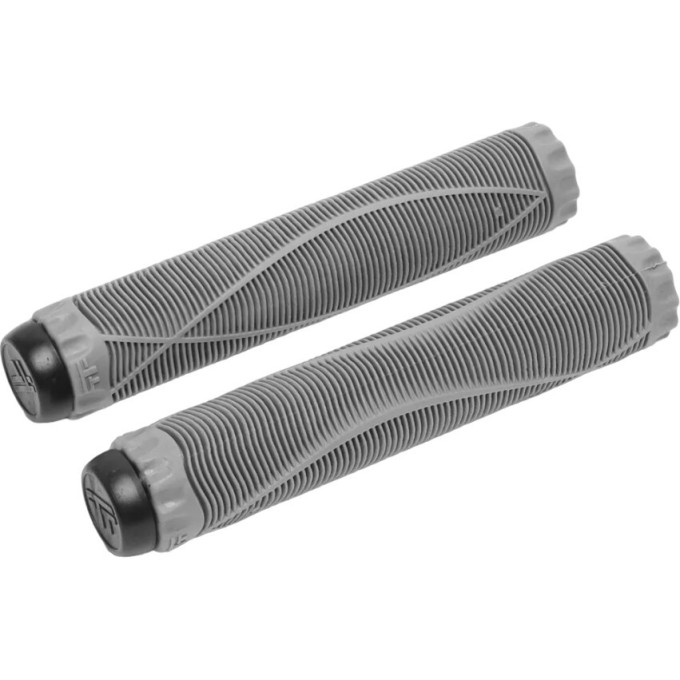 Набор TECH TEAM грипсы 2шт с барендами Fish, 170mm,на трюковой самокат 294354 grey NN010318