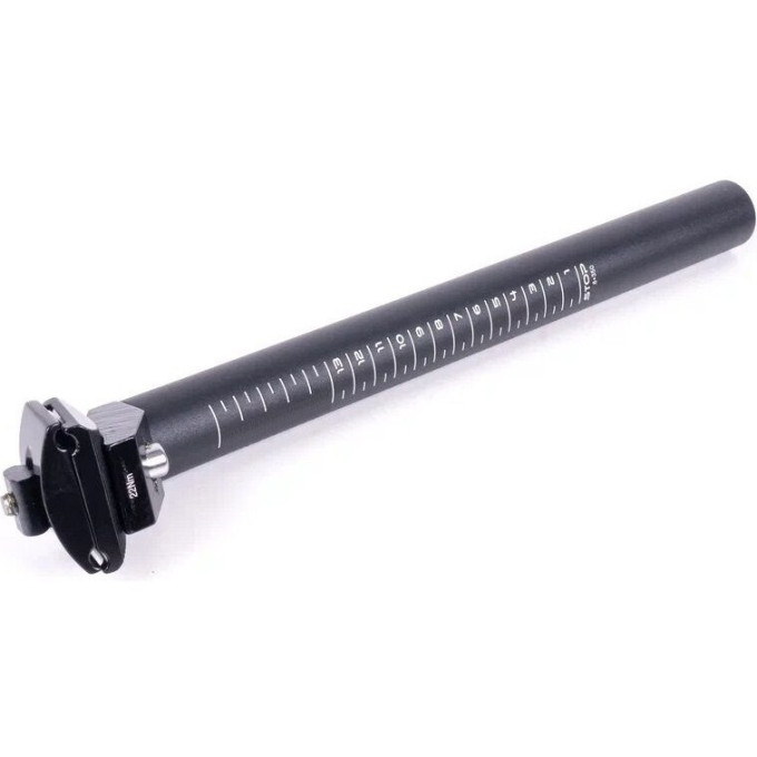 Подседельный штырь TECH TEAM 28,6x300 mm, алюминиевый с креплением, черный JS-609 NN010133