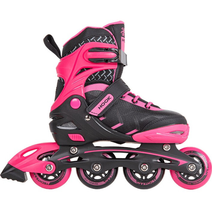 Ролики TECH TEAM HOOK р.30-33 (S) розовый 1/6 NN007456